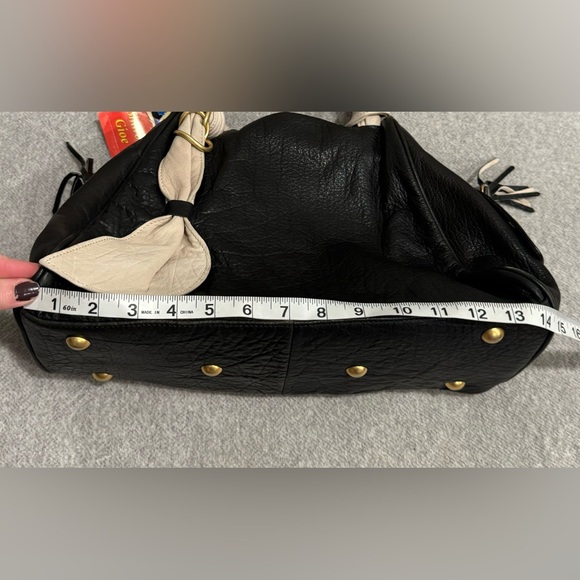 NWT Sharon Gioe black leather bag - Picture 11 of 13